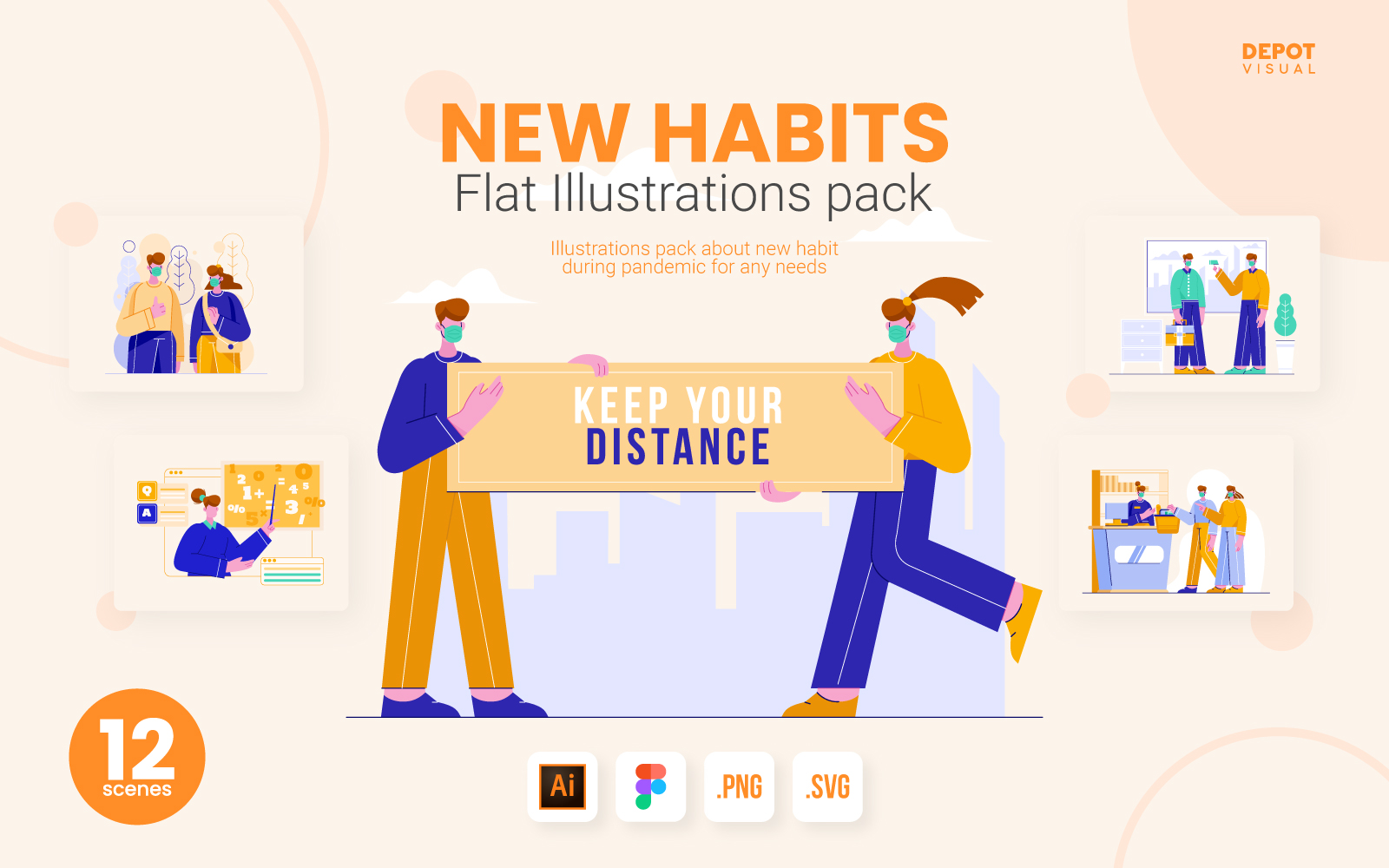 New Habits  Pack - Illustration