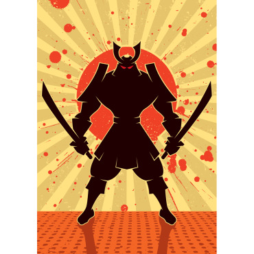 Ninja Warrior Illustrations Templates 151992
