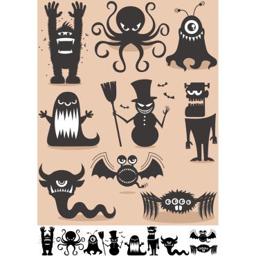 Creature Character Illustrations Templates 151998