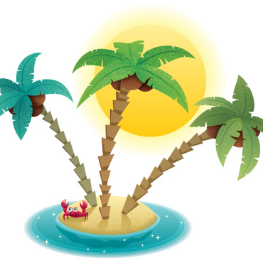 Tropical Exotic Illustrations Templates 152012