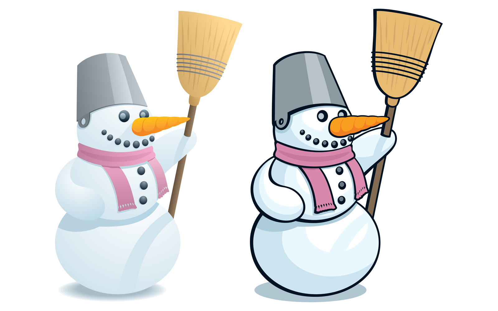 Snowman - Illustration