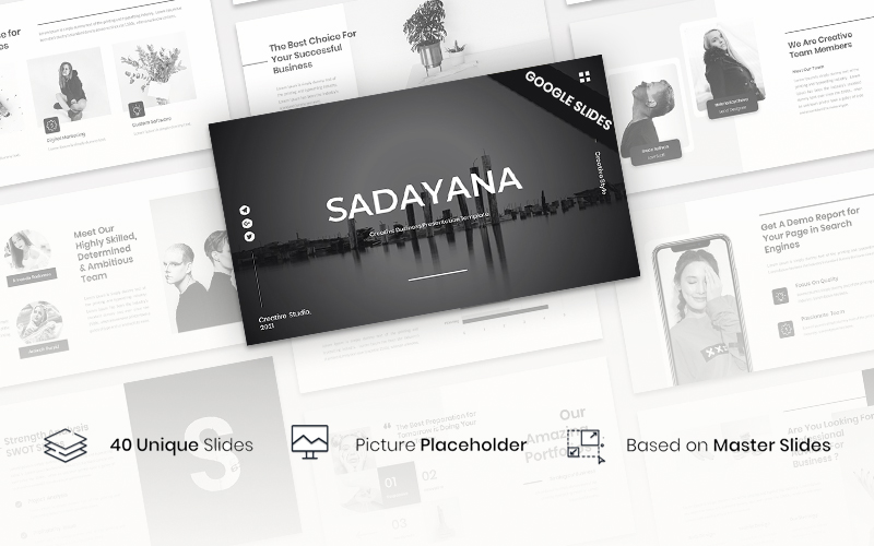 Sadayana - Creative Business Presentation Template Google Slides