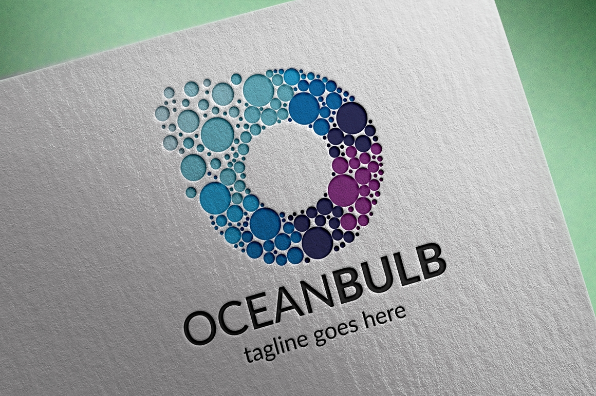 Ocean Bulb Logo Template
