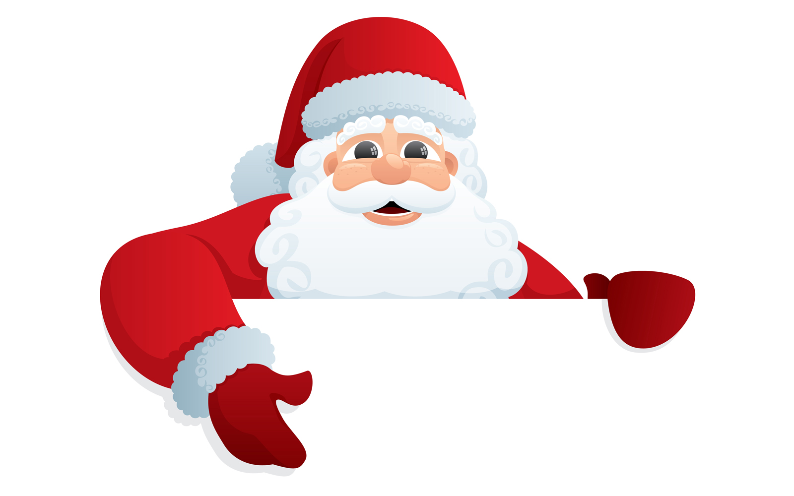 Santa Sign 2 - Illustration