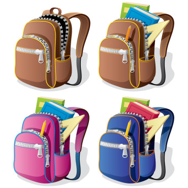 Book Bag Illustrations Templates 152160