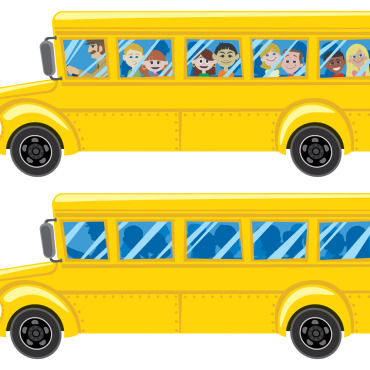 Yellow Bus Illustrations Templates 152161