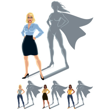 Business Woman Illustrations Templates 152208