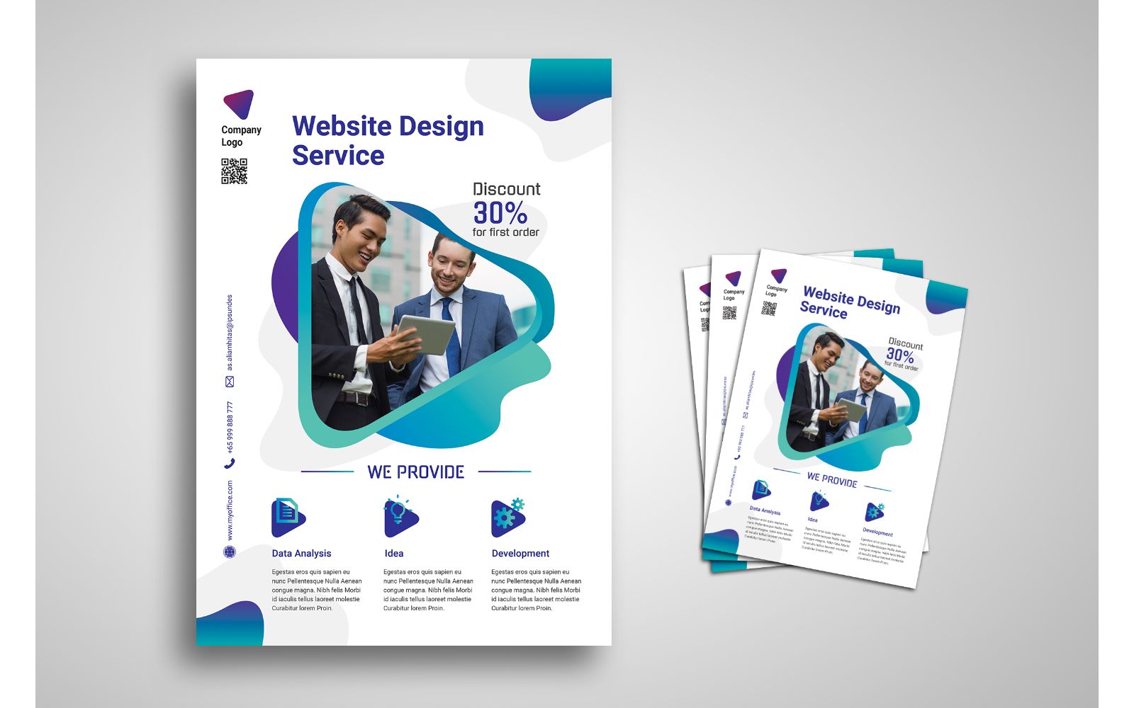 Flyer  Corporate Service - Corporate Identity Template