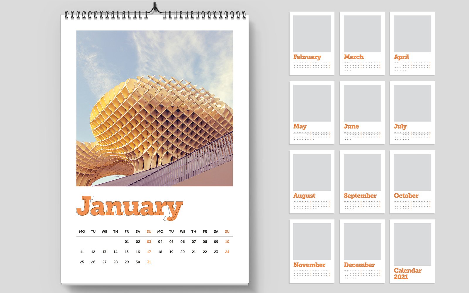 Wall Calendar 2021 Planner