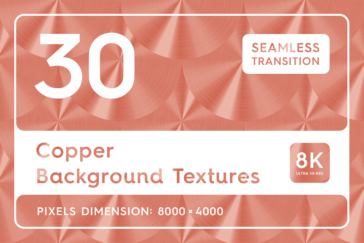 30 Copper  Textures Background