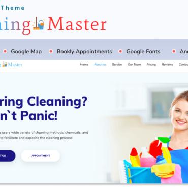 Business Cleaning WordPress Themes 152279