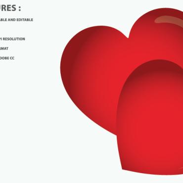 Heart Shape Illustrations Templates 152479