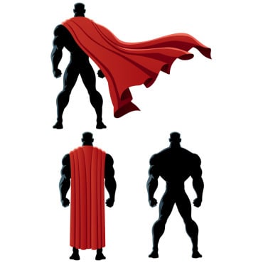 Super Hero Illustrations Templates 152585