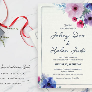 Invitation Template Illustrations Templates 152597