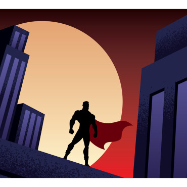 Super Hero Illustrations Templates 152599