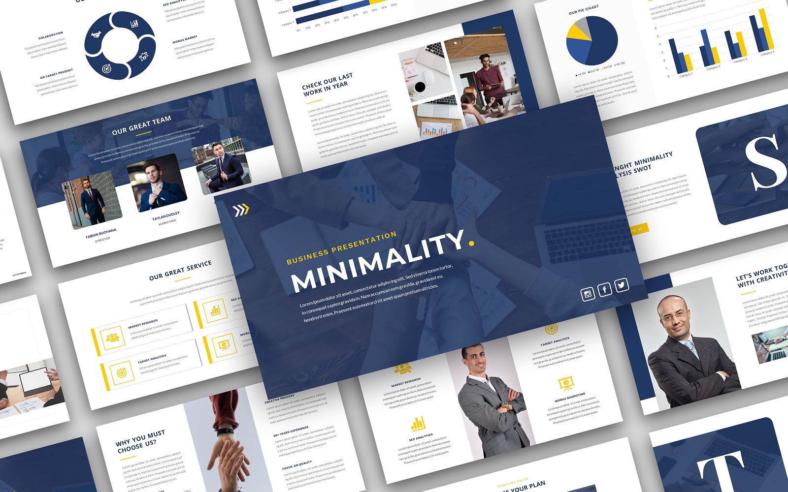 Minimality - Business Presentation Template Google Slides