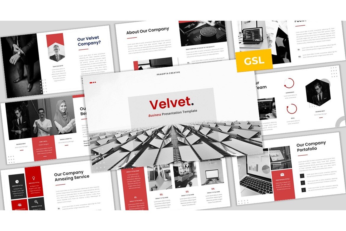 Velvet - Business Google Slides Template