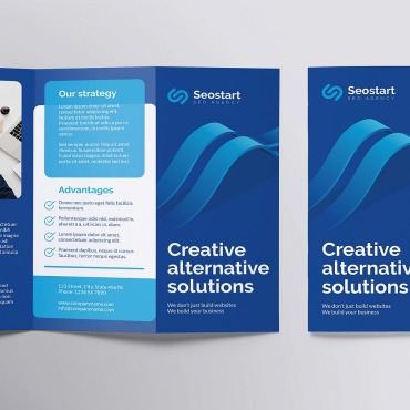 Trifold Template Corporate Identity 152712