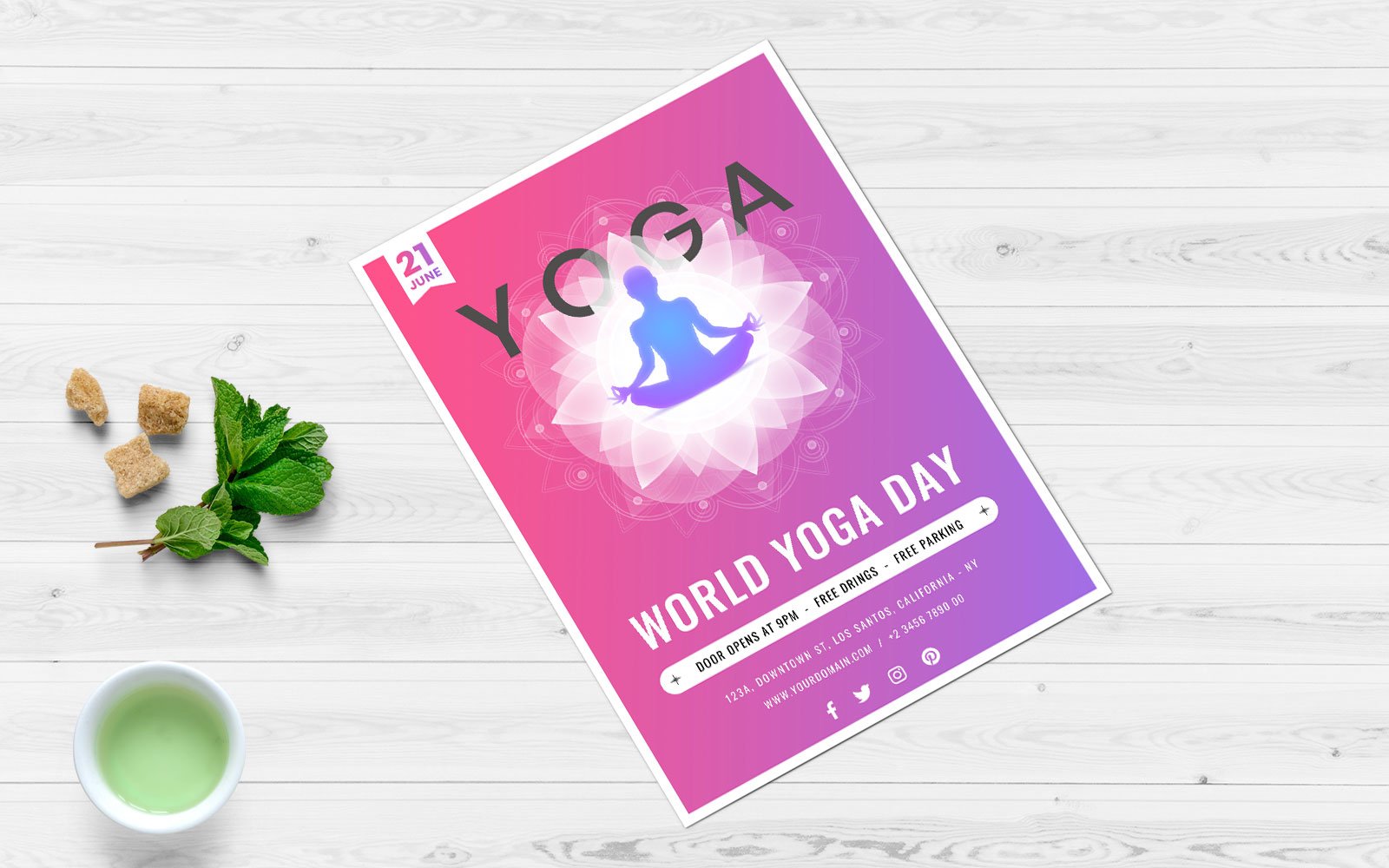 Yoga Flyer - Corporate Identity Template