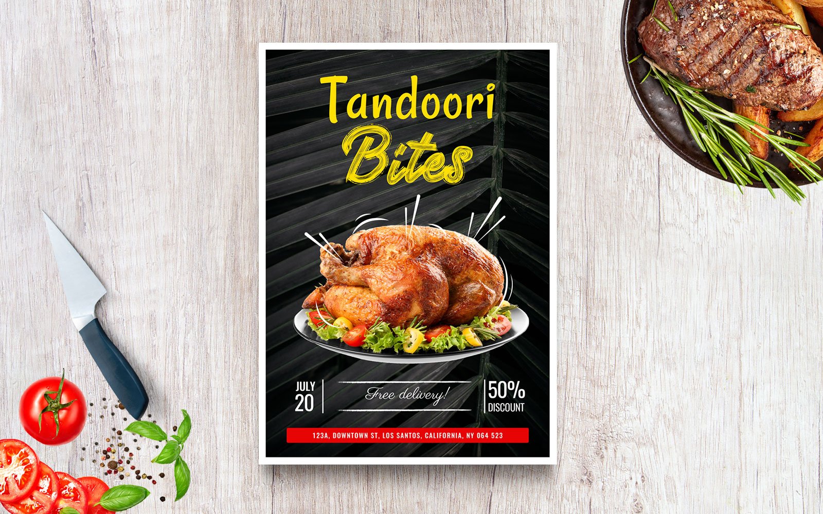 Restaurant Flyer - Corporate Identity Template