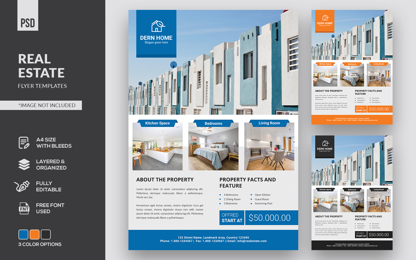 Real Estate Flyers - Corporate Identity Template