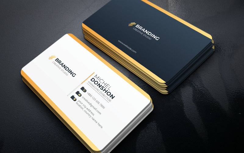 Michel Donshon -  Business Card - Corporate Identity Template
