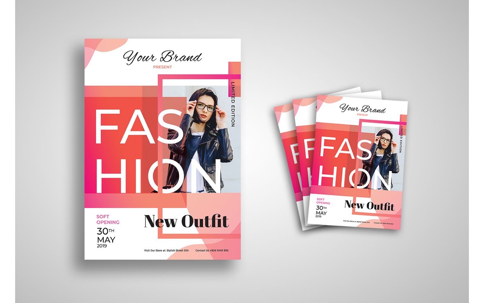 Flyer  Fashion Modern - Corporate Identity Template