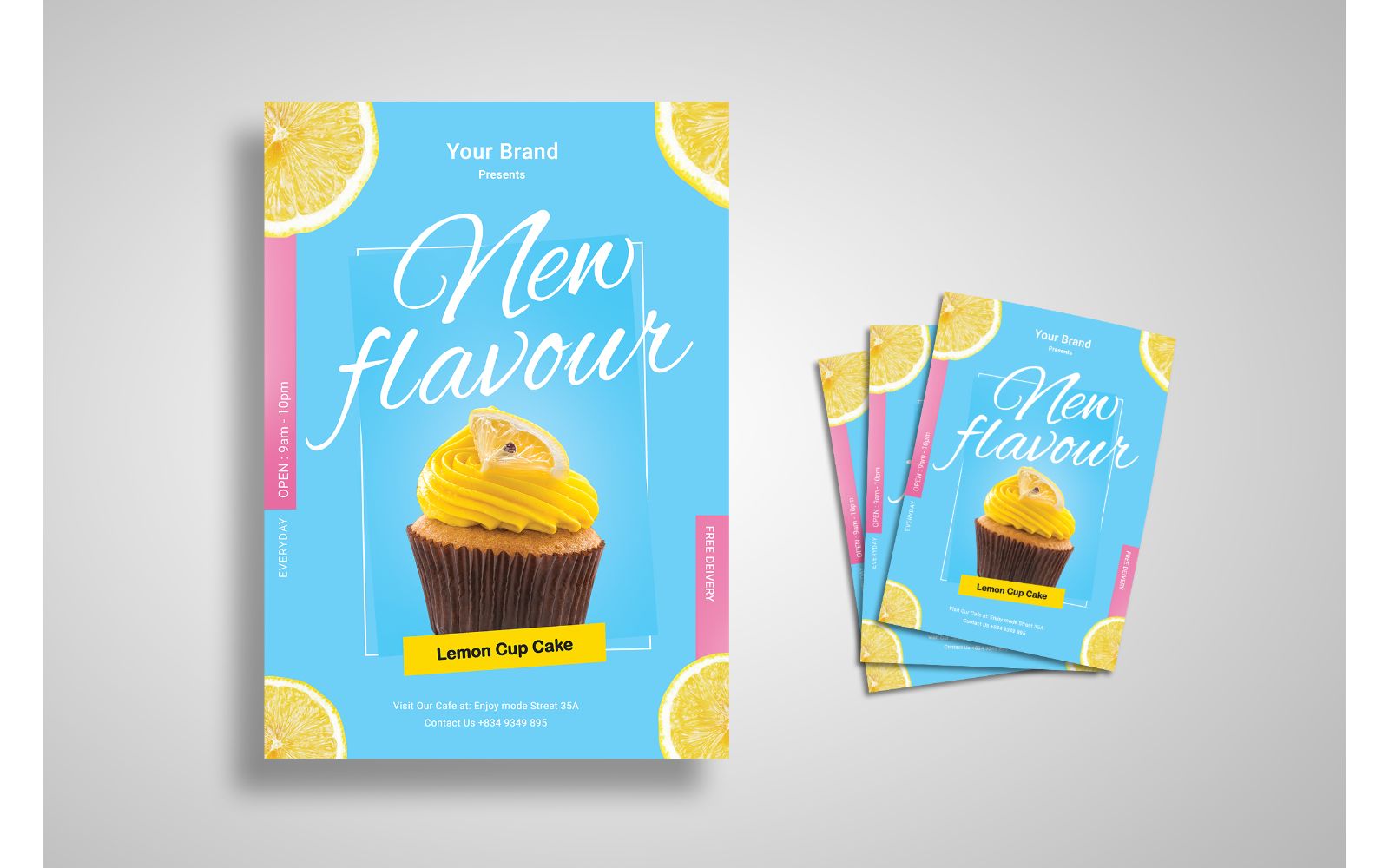 Flyer  Fresh Dessert - Corporate Identity Template