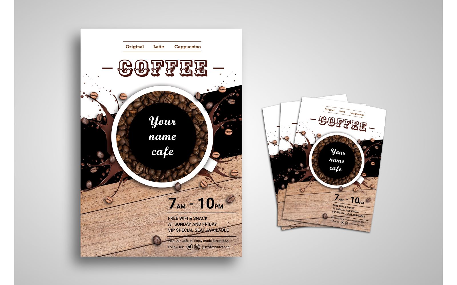 Flyer  Coffee Mix - Corporate Identity Template