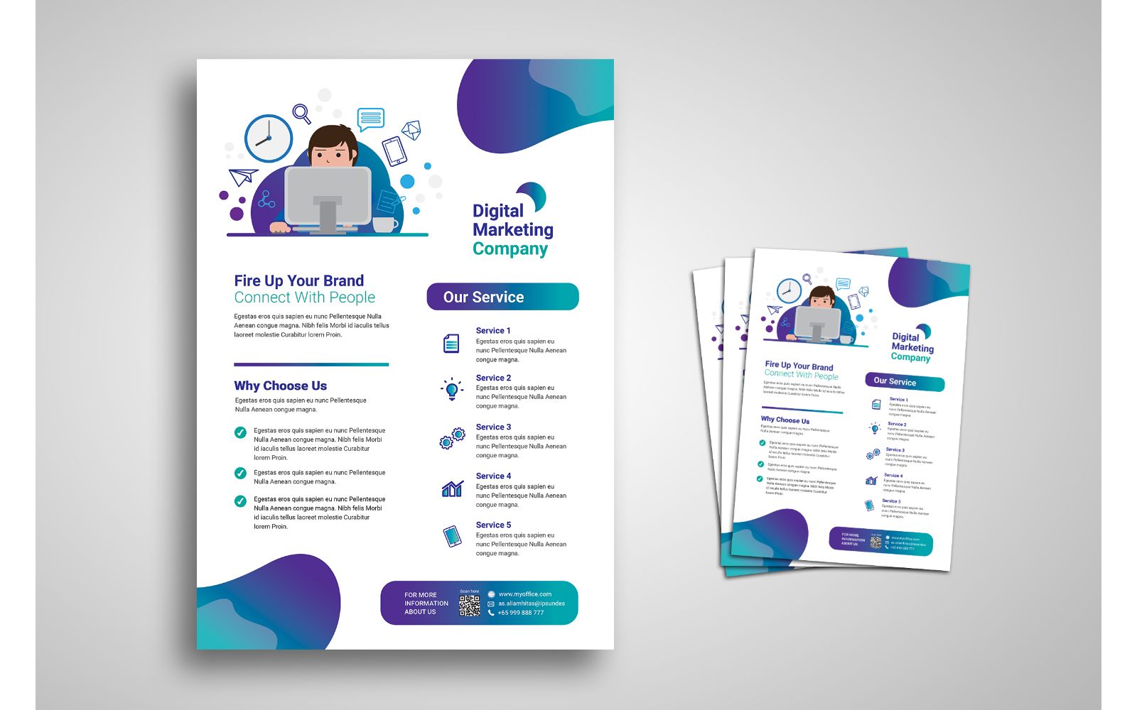 Flyer  Company Brand - Corporate Identity Template