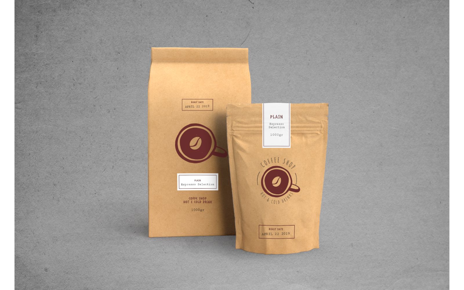 Packaging  Coffee Shop - Corporate Identity Template