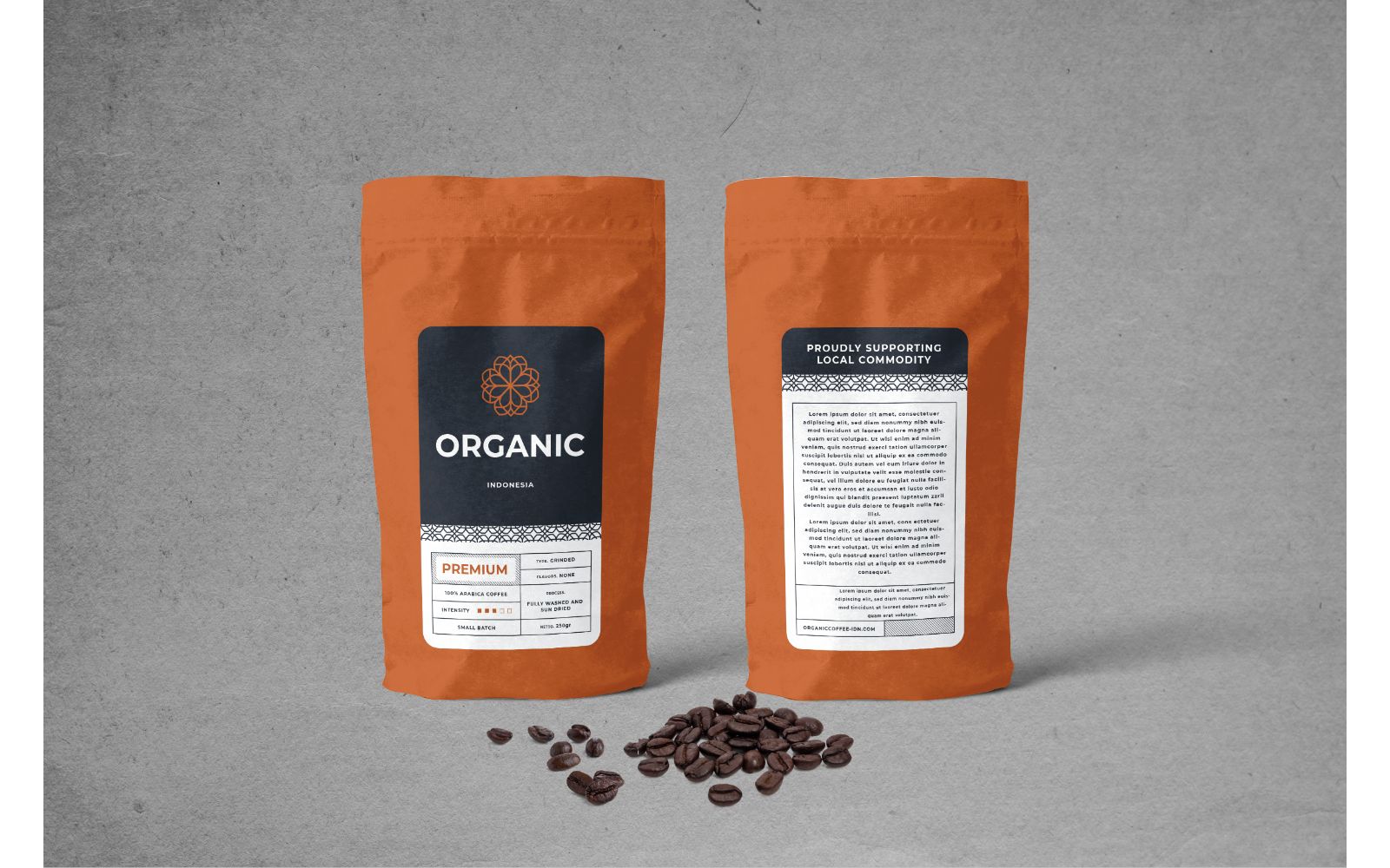 Packaging  Premium Coffee - Corporate Identity Template