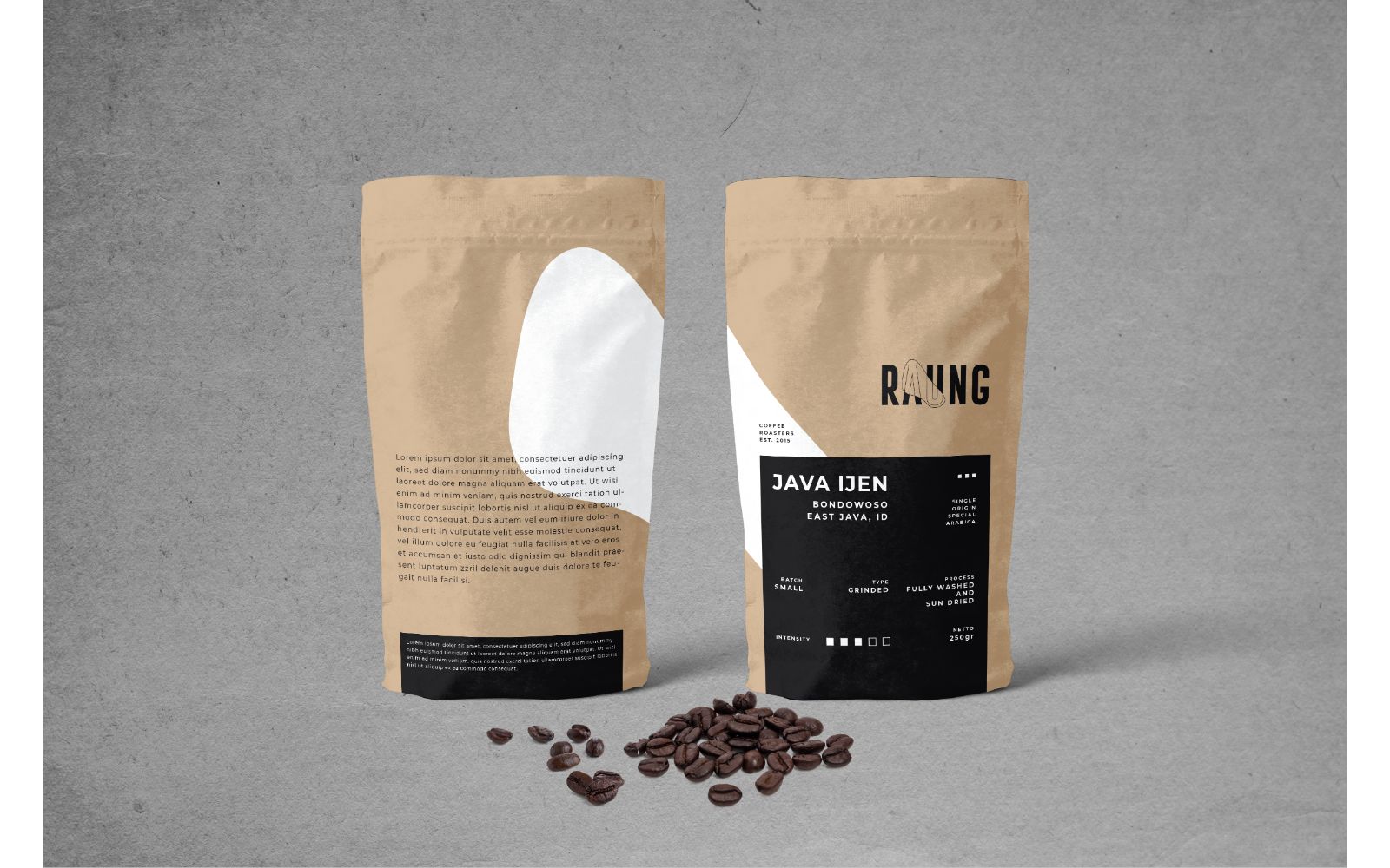 Packaging  Raung - Corporate Identity Template