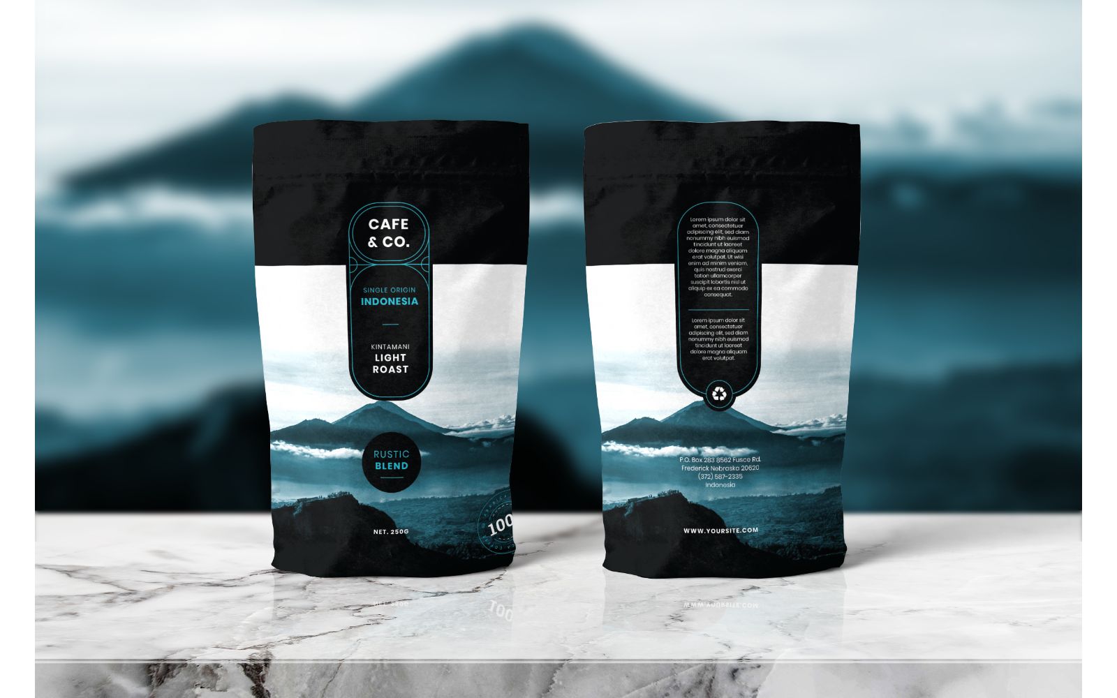 Packaging  Coffee & Co - Corporate Identity Template