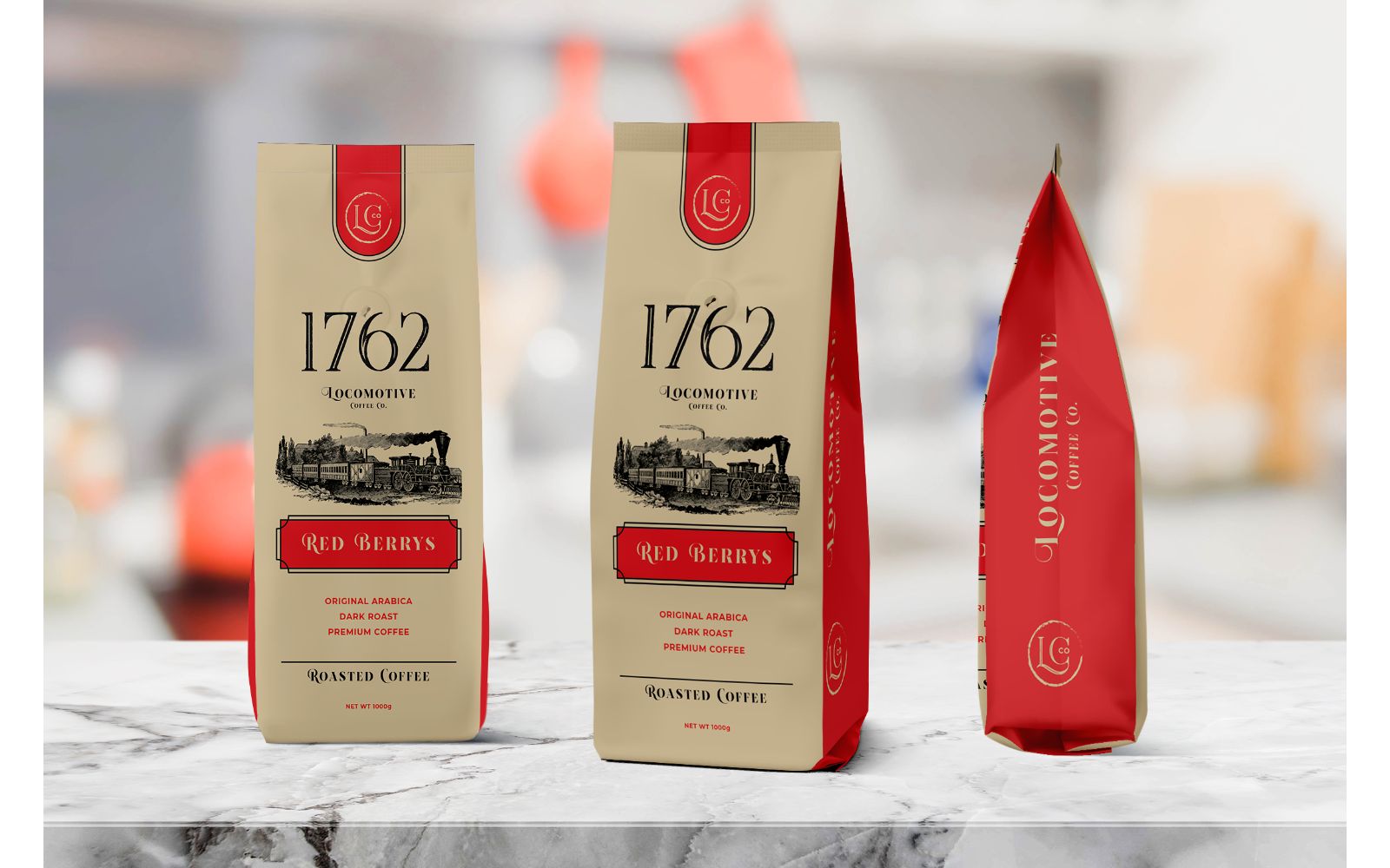 Packaging  Locomotive Coffee - Corporate Identity Template