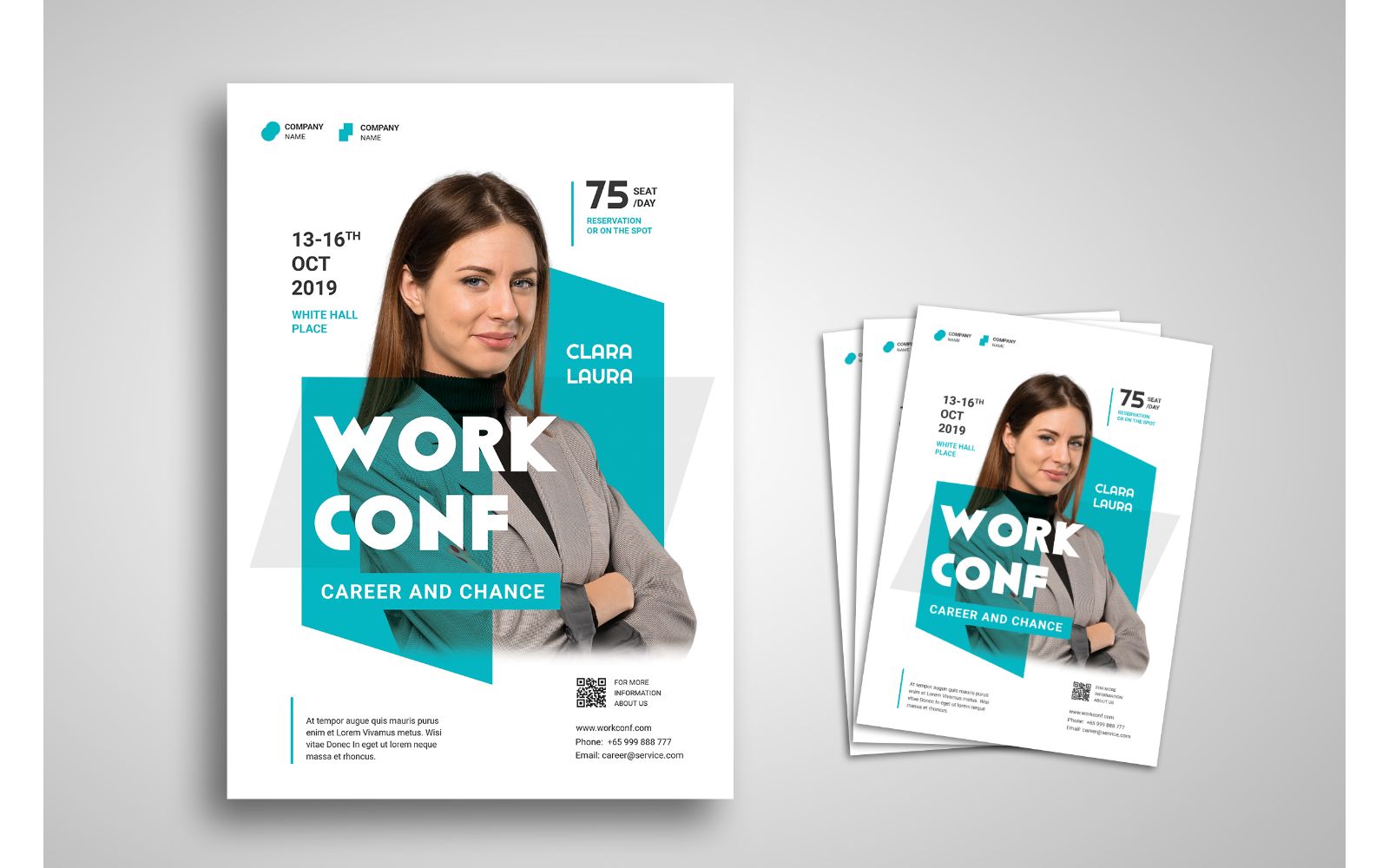 Flyer  Work Conf - Corporate Identity Template