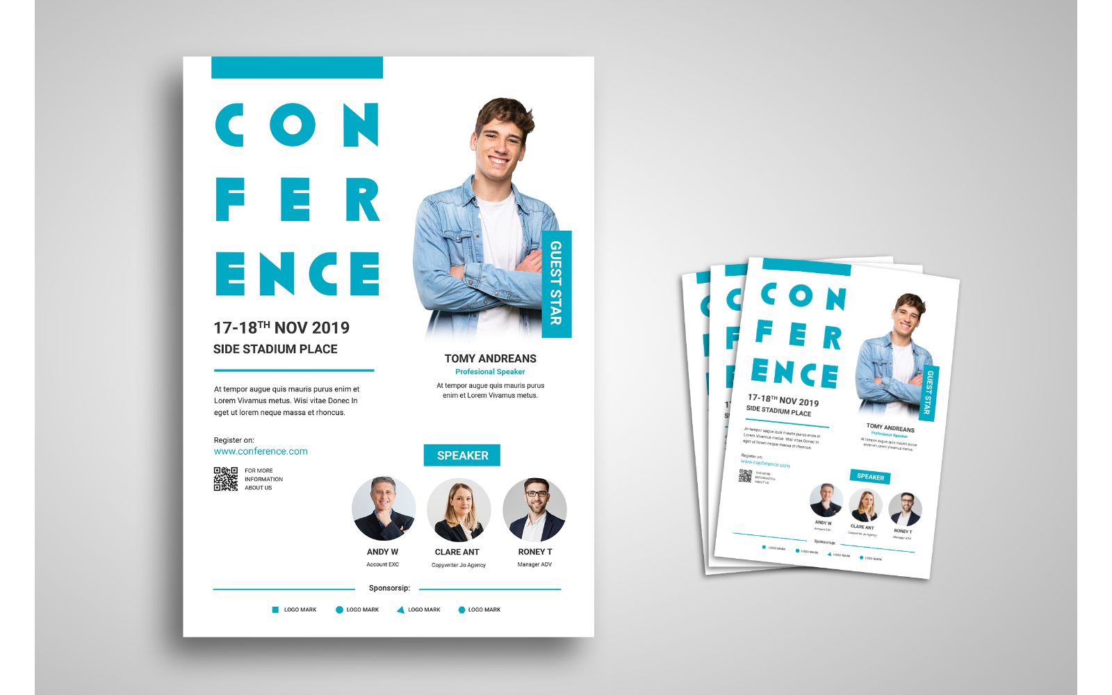 Flyer  Conference Tomy - Corporate Identity Template