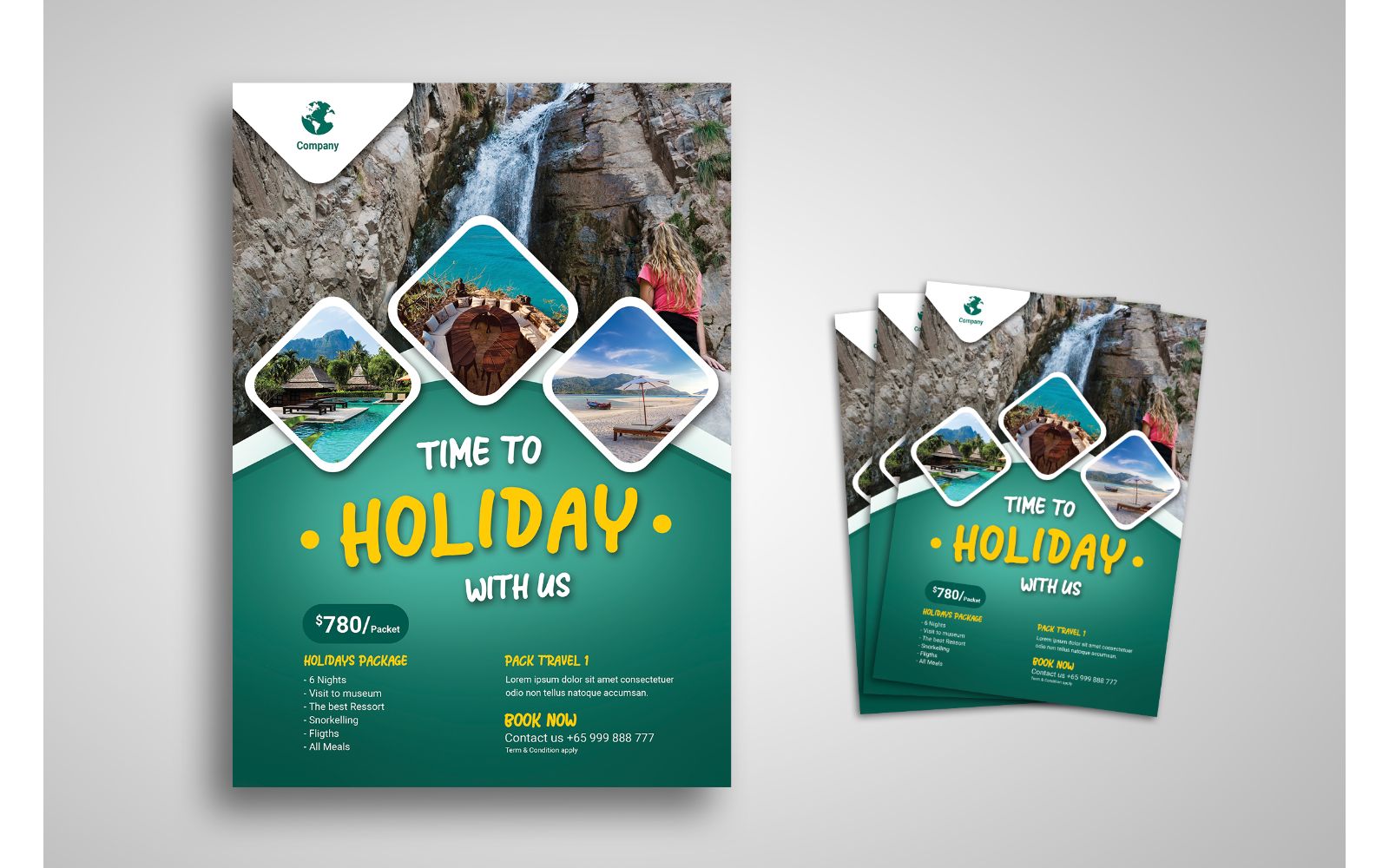 Flyer  Holiday - Corporate Identity Template