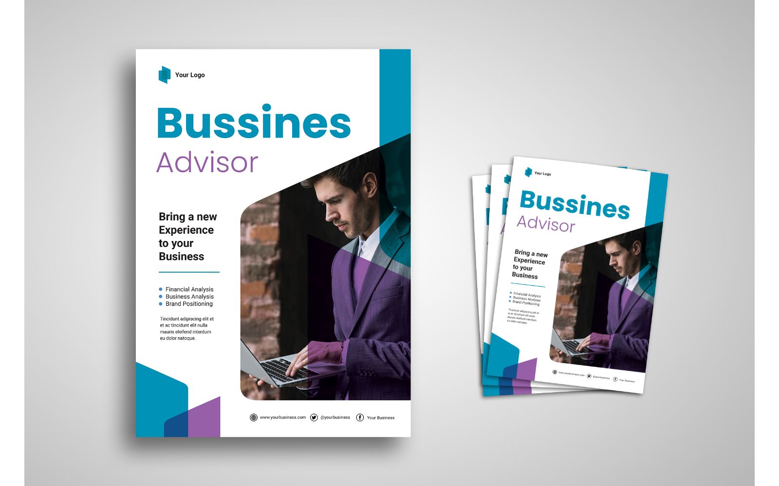 Flyer  Business Advisor - Corporate Identity Template