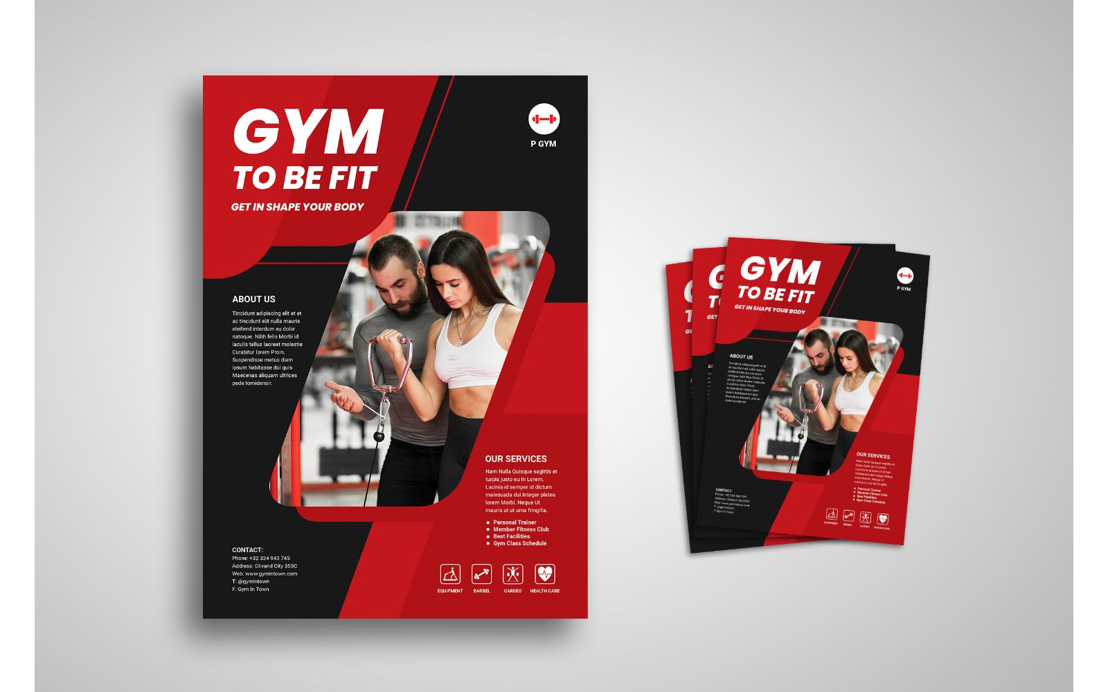 Flyer  Gym - Corporate Identity Template