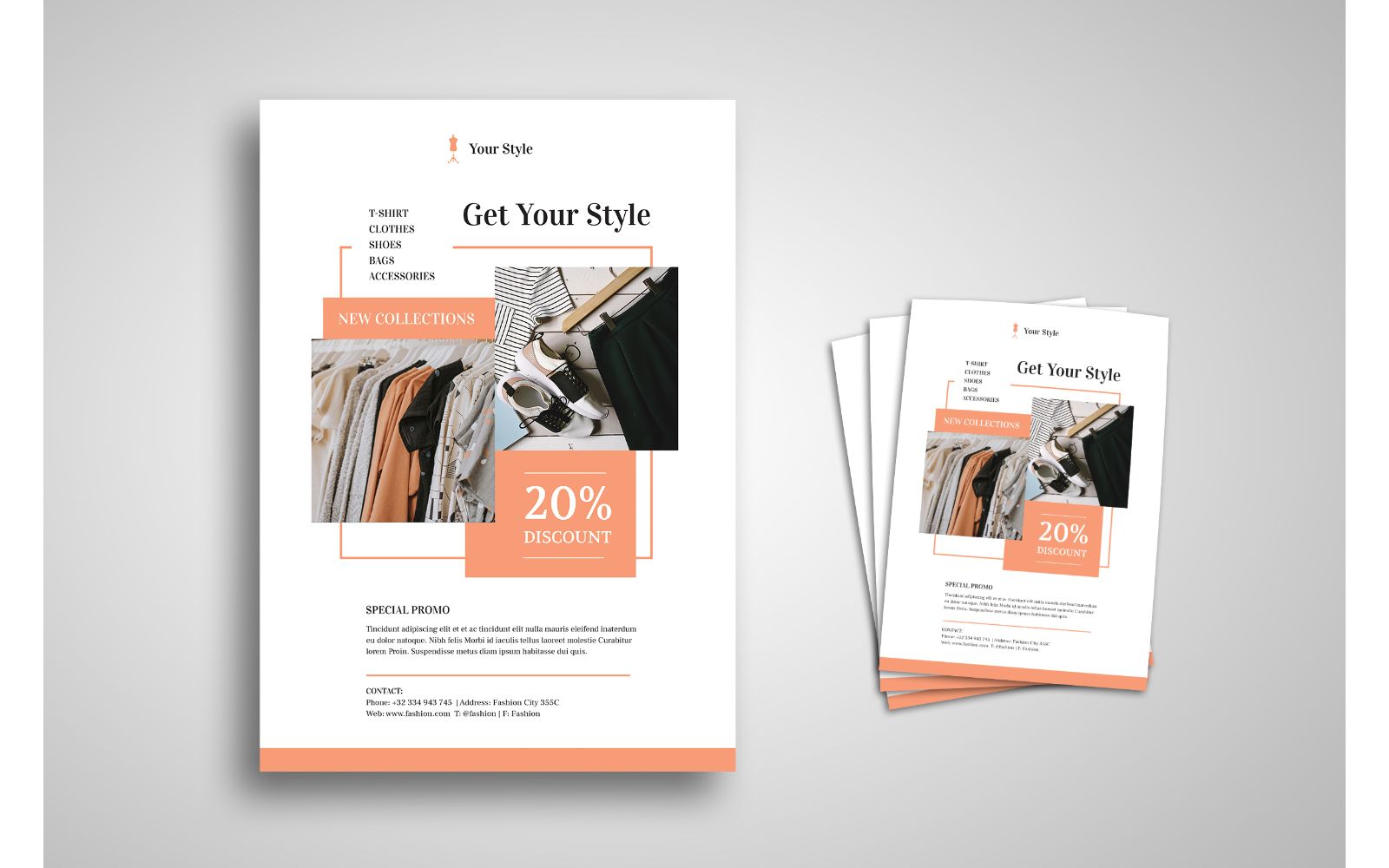 Flyer  Clothing Style - Corporate Identity Template