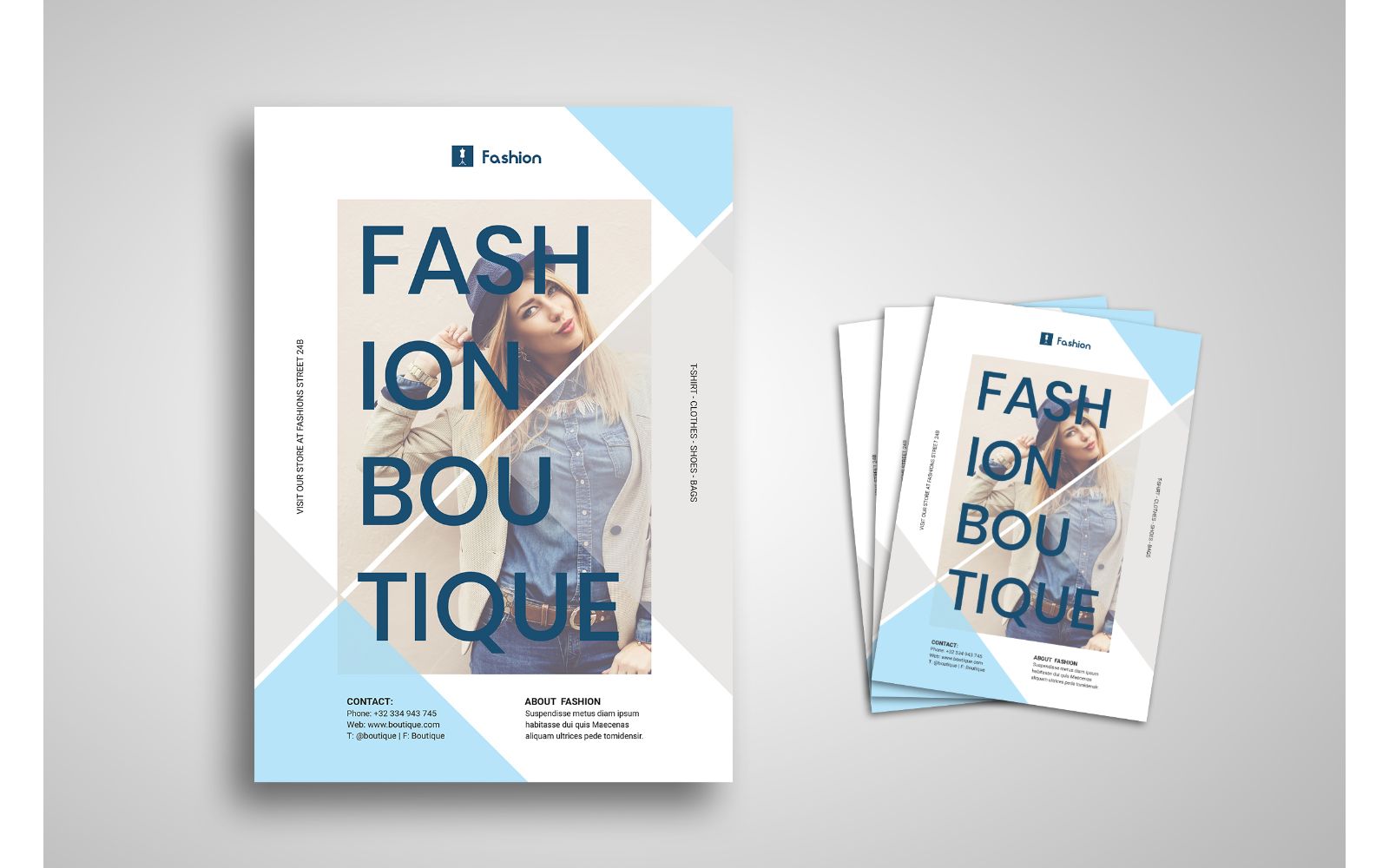 Flyer  Fashion Boutique - Corporate Identity Template