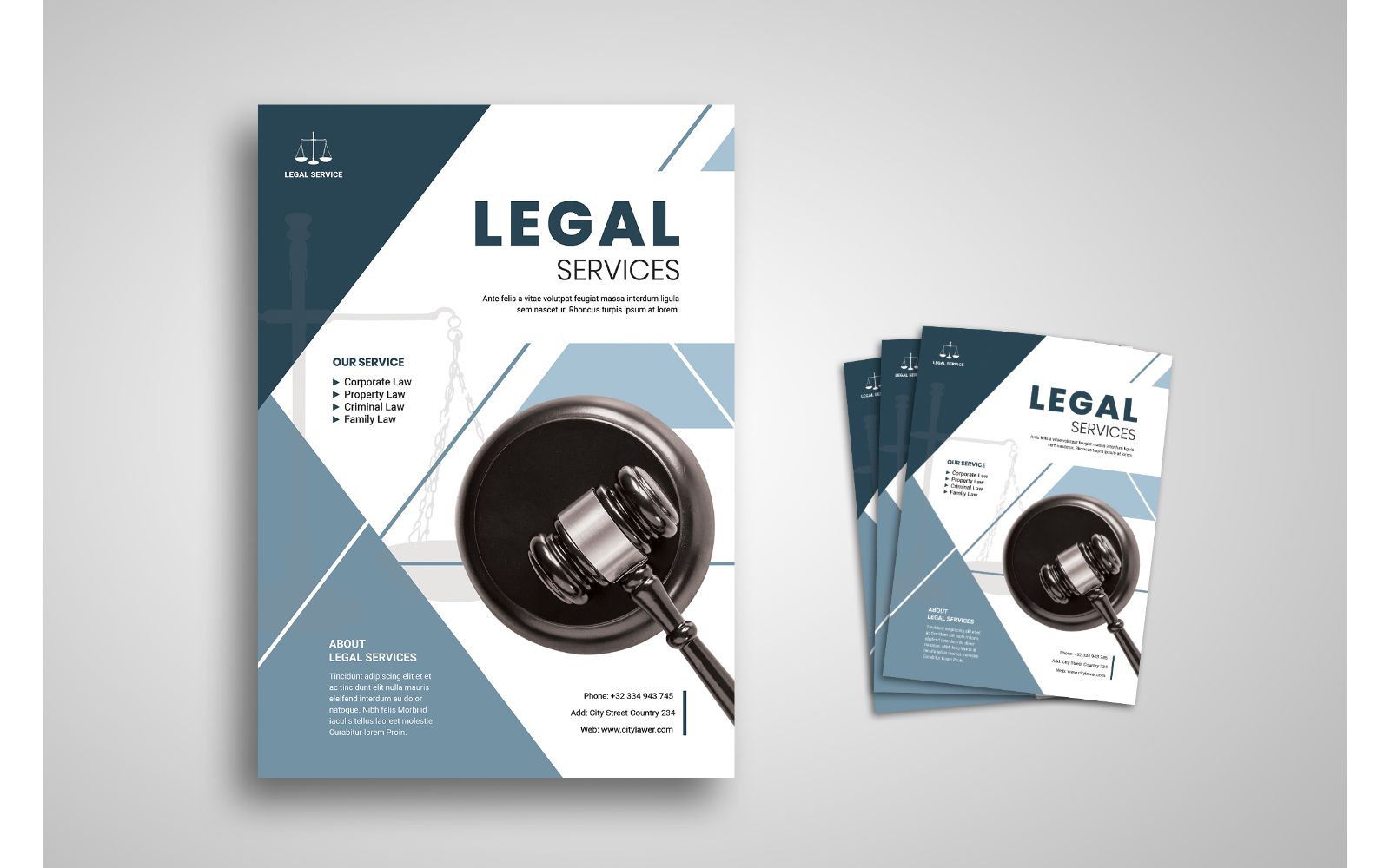 Flyer  Legal Service - Corporate Identity Template