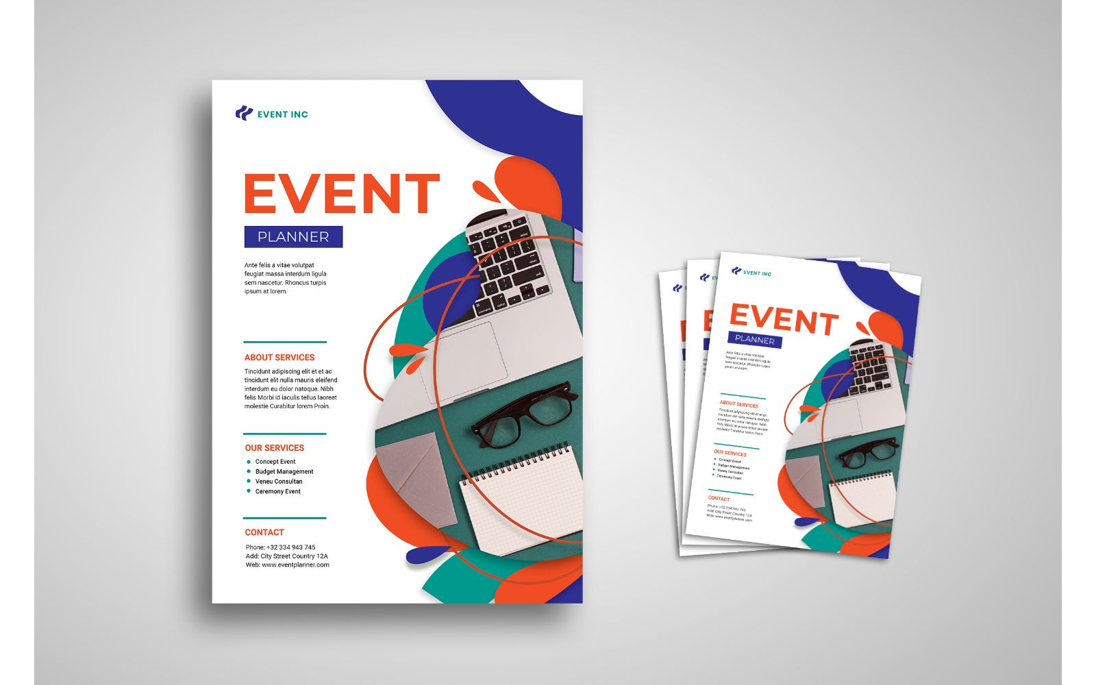 Flyer  Event Planner - Corporate Identity Template