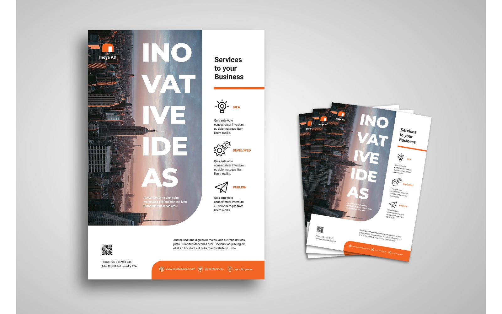 Flyer  Innovative Ideas - Corporate Identity Template