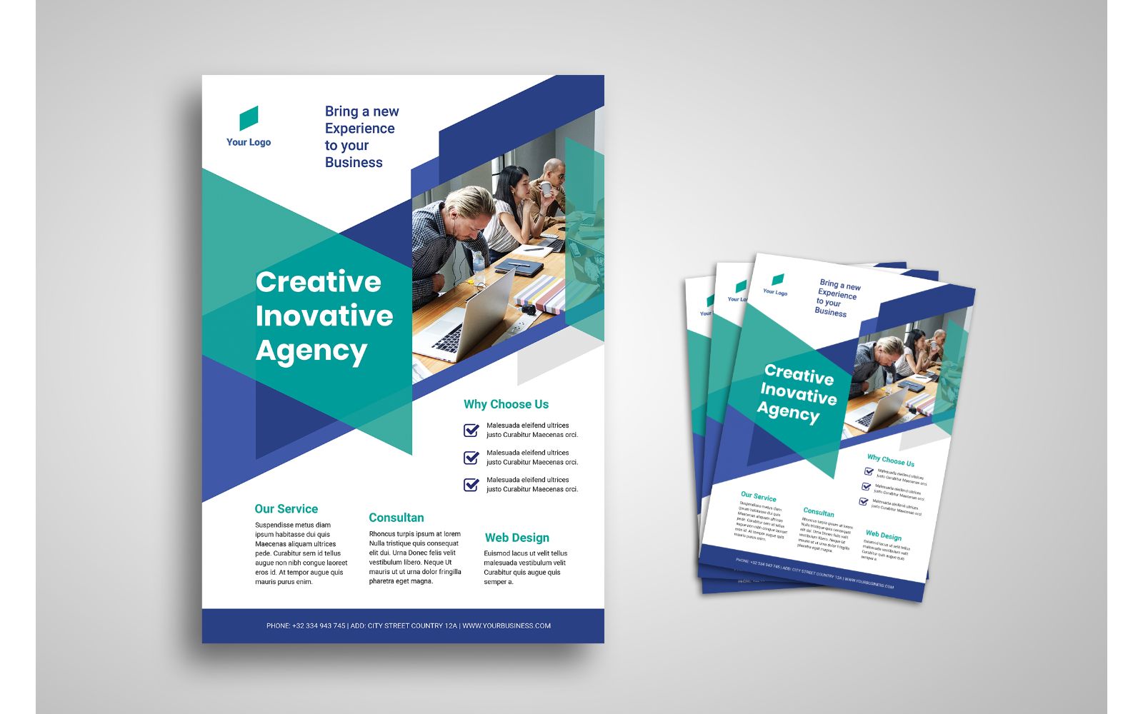 Flyer  Creative  Innovation Agency - Corporate Identity Template