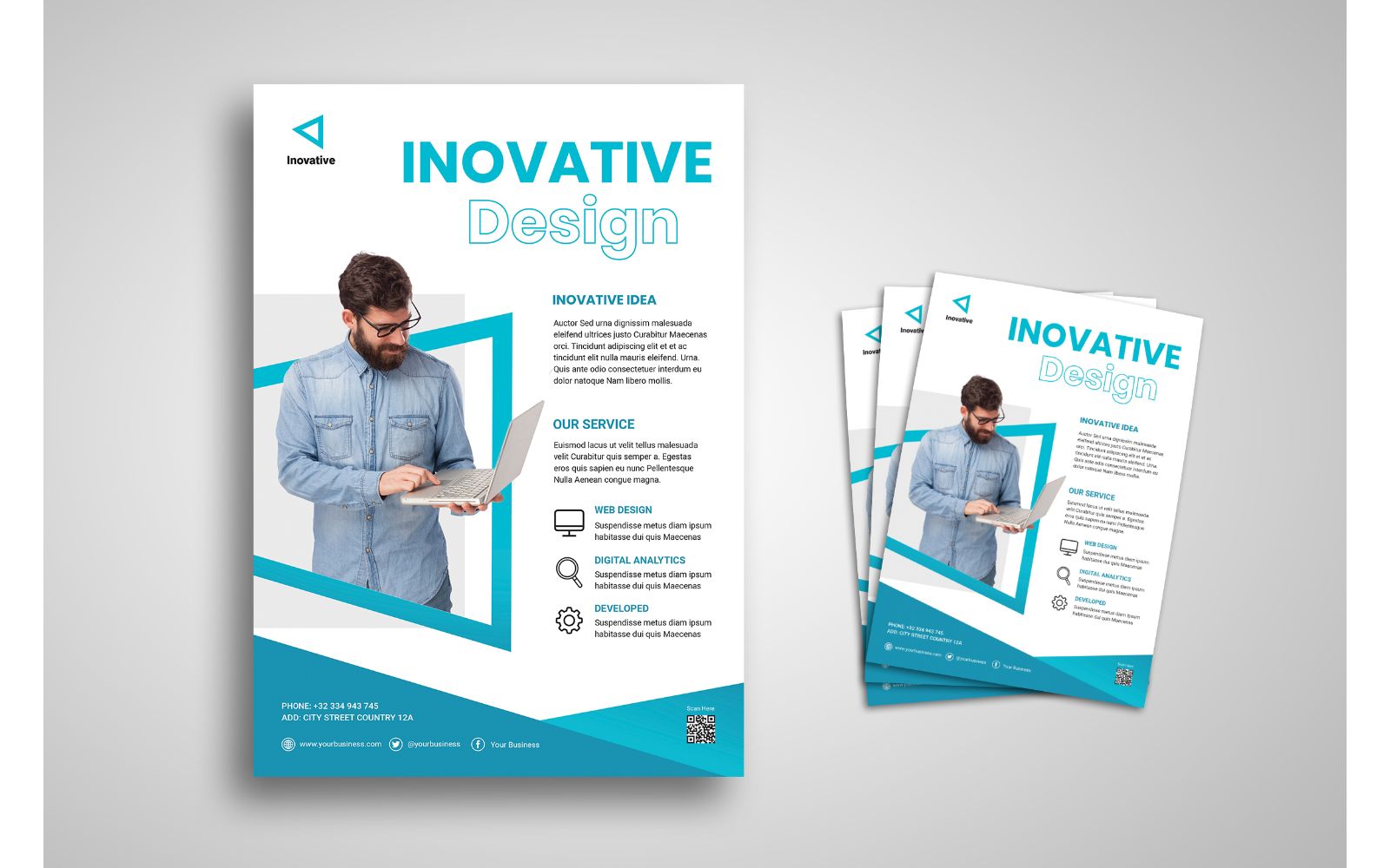 Flyer  Innovative Design - Corporate Identity Template