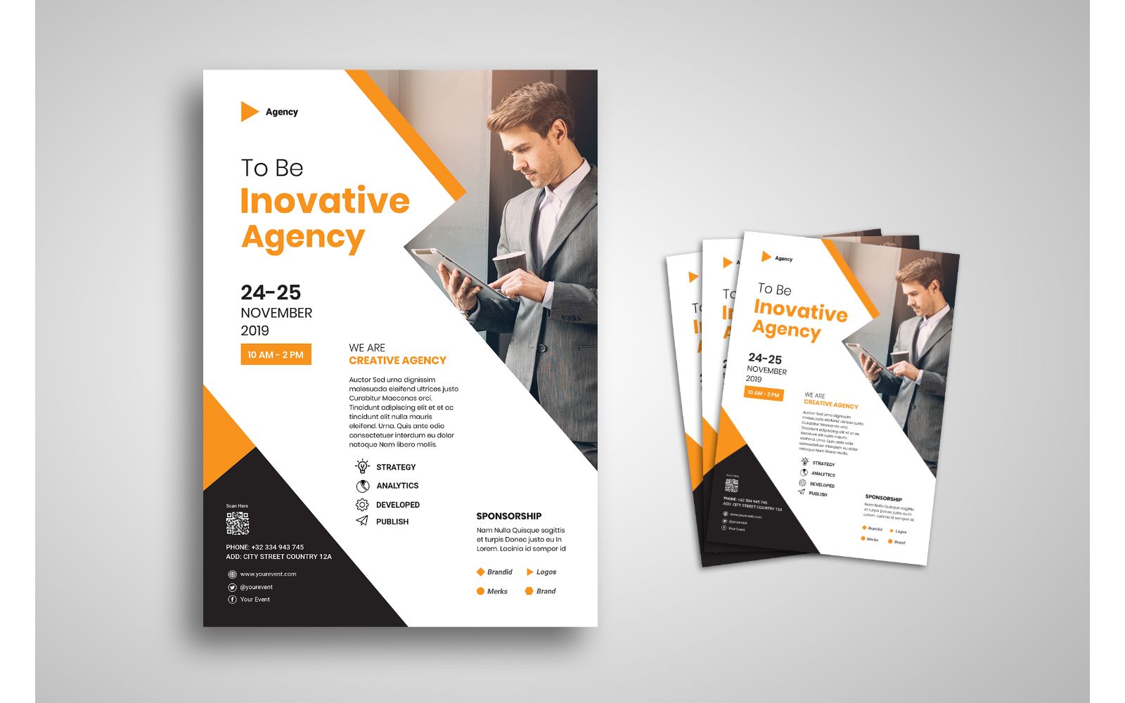 Flyer  Innovative Agency - Corporate Identity Template