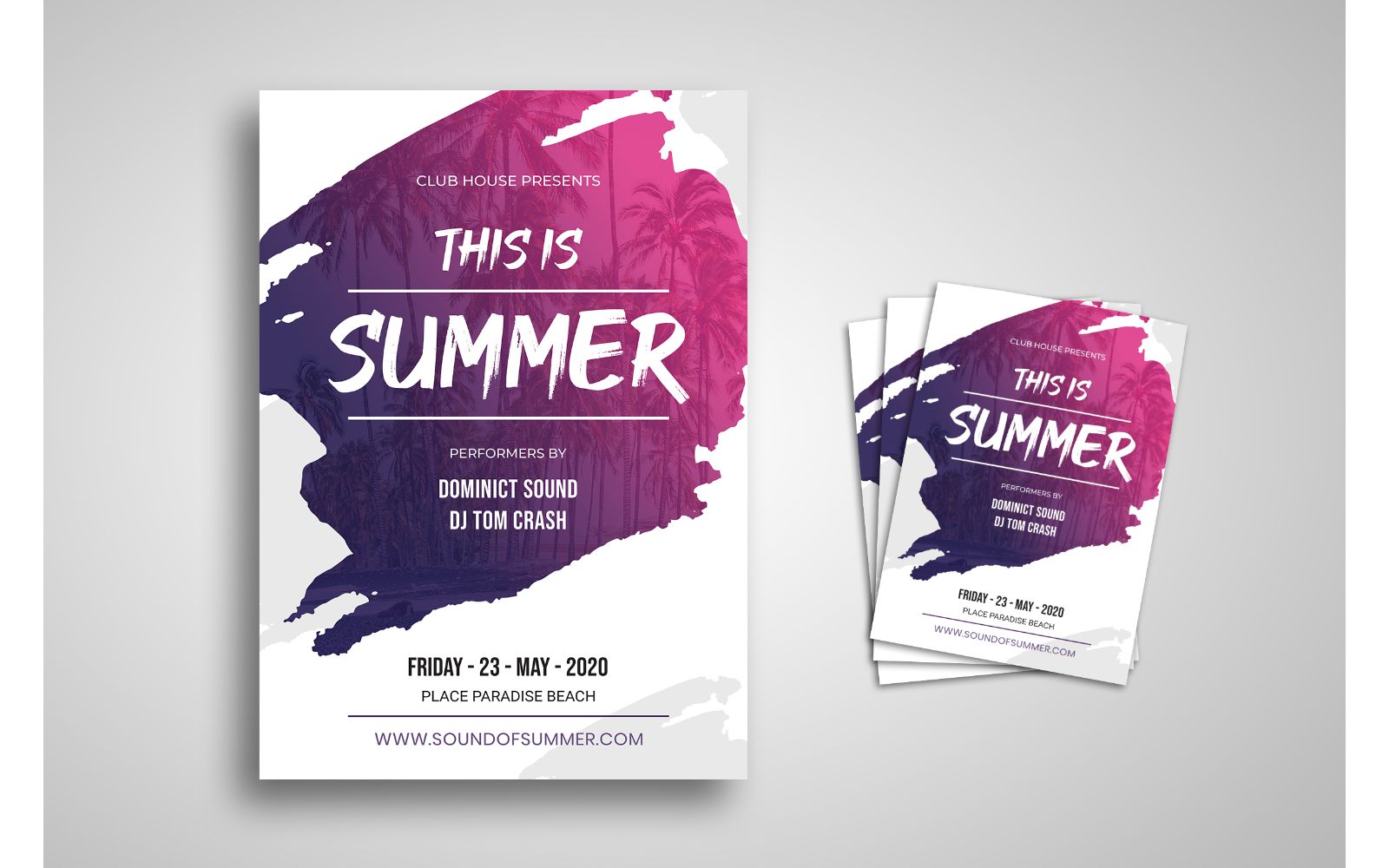 Flyer  This is Summer - Corporate Identity Template