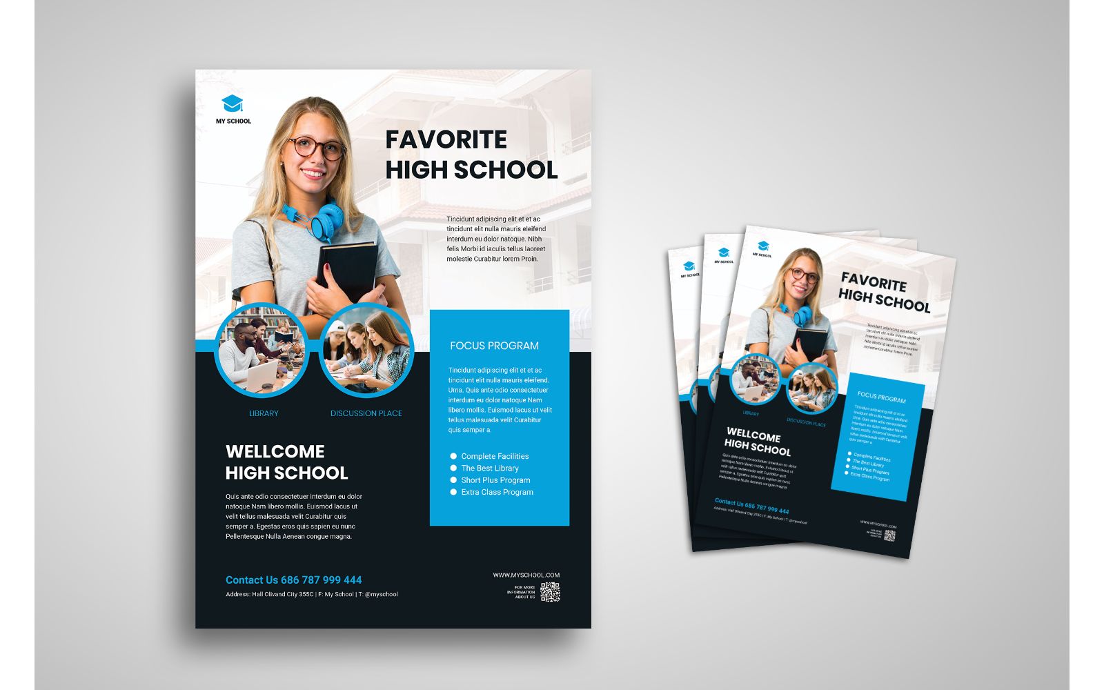 Flyer  High School - Corporate Identity Template